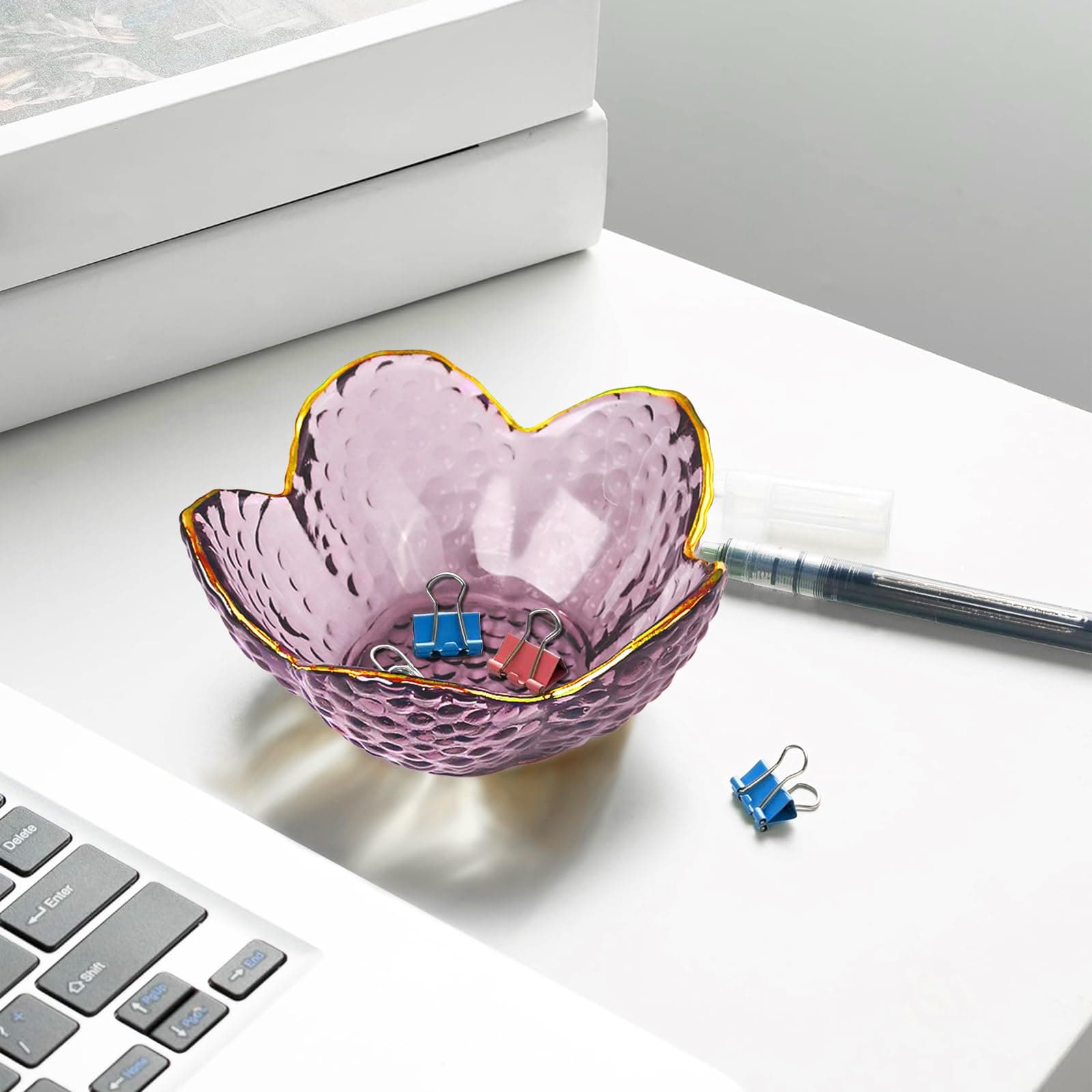 Jewelry Dish Tray Ring Dish Trinket Tray Gifts For Women Unique Birthday Gifts For Friends Sisters Daughter Mother Her Jewellery Tray Key Bowl Cute Small Friendship Christmas House Warming Gifts thumbnail 7