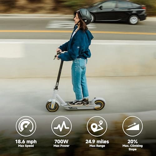 Segway Ninebot MAX Series Electric Scooter for Adults, 22-28 MPH, Up to 50 Miles Range, Dual Suspension, UL-2272 2271 Certified (G2/G3) thumbnail 2