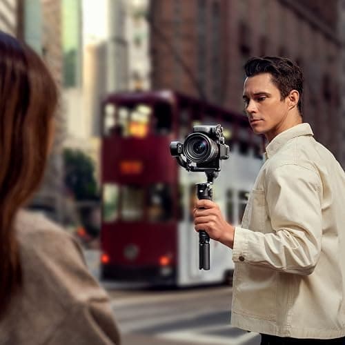 DJI RS 3 Mini, 3-Axis Gimbal Stabilizer for Cameras Canon/Sony/Panasonic/Nikon/Fujifilm, 2 kg (4.4 lbs) Tested Payload, Camera Stabilizer, Camera Gimbal with Native Vertical Shooting thumbnail 9