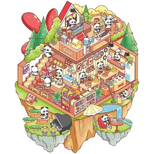 DIY 3D House Sticker Book for Teens & Adults - 4 Reusable Waterproof Therapy Scene Sets, Creative Stress Relief Craft Kits for Anxiety, Home Decor & Art Projects (Fun Indoor Activity) thumbnail 3