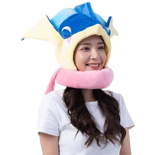 SAZAC Cozy, Warm Greninja Kigurumi Hat with Ear Flaps Pokemon Beanie for Adults, Luxurious Novelty Hat for Halloween & Cosplay - Premium Anime Cap thumbnail 7
