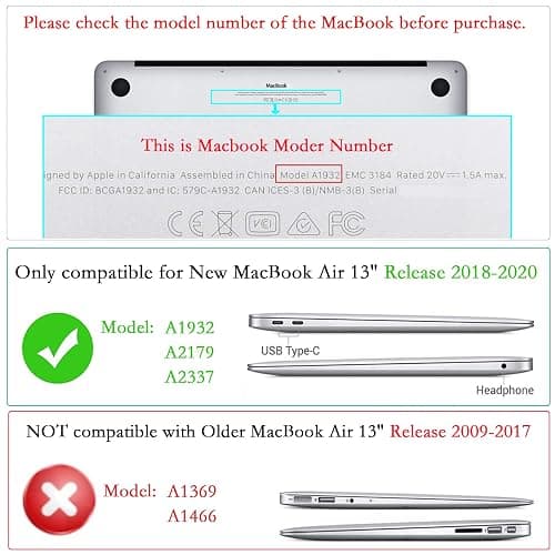 LanBaiLan Case Compatible with MacBook Air 13.6 inch M2 M3 M4 Chip 2022 2023 2024 2025 Release with Touch ID, Model A2681 A3240 A3113, Laptop Plastic Hard Shell Case & Keyboard Cover,Engraved Floral thumbnail 2