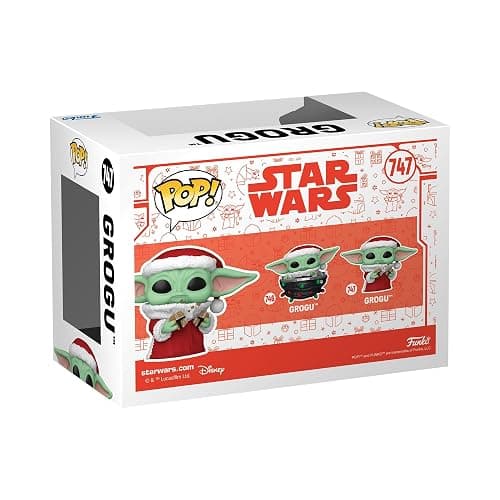 Funko POP! Star Wars: The Mandalorian Holiday - Grogu (Santa) - The Child - Baby Yoda - Collectable Vinyl Figure - Gift Idea - for Kids & Adults thumbnail 3