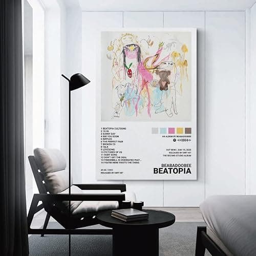 LICOME Beabadoobee Beatopia 2022 Canvas Poster Wall Decorative Art Painting Living Room Bedroom Decoration Gift Unframe-style12x18inch(30x45cm) thumbnail 3