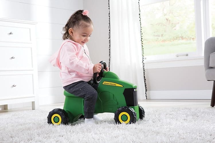 John Deere Ride On Toys Sit 'N Scoot Activity Tractor for Kids Ages 18 Months and Up, Green thumbnail 2