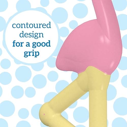 Dr. Brown's Baby and Toddler Toothbrush, Flamingo 1-Pack, 1-4 Years thumbnail 5