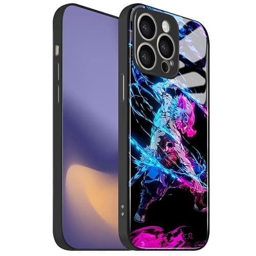 Akatxezy Inosuke Secure Grip Anime Case: Enhanced Texture Manga Design Protective Cover for No-Slip for iPhone 14 thumbnail 7