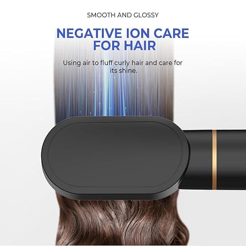 5 in 1 Hair Dryer Brush, Negative Ion Air Styler Wrap Hair Styler Upgrade Blow Dryer Brush Air Curler for Hair, Blowout Brush Set As A Gift for Straight/Curl/Drying/Smoothing thumbnail 5