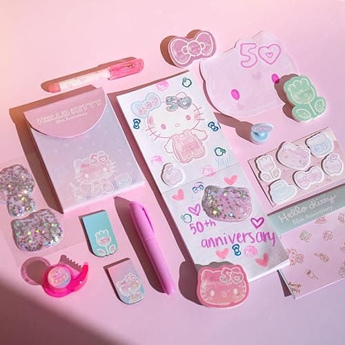 Horizon Group USA Hello Kitty 50th Anniversary Mini Collectible Stationery Set thumbnail 5