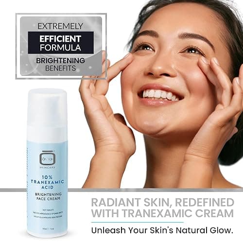 10% Tranexamic Acid Cream – 1 fl oz / 30ml – Skin Brightening Cream - Skin Moisturizer, Even Skin Tone with Coconut Oil & Vitamin E thumbnail 5