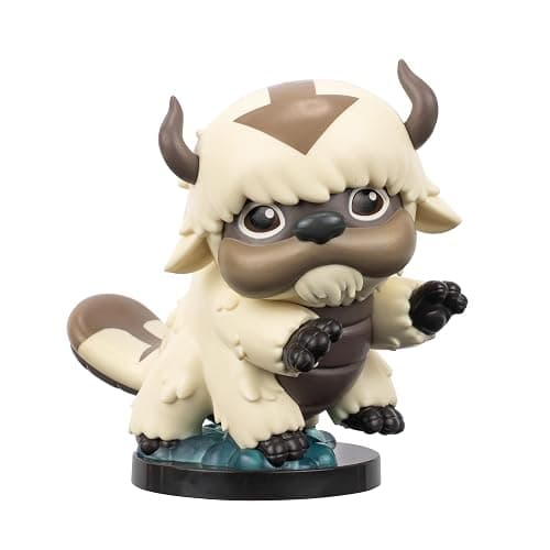 Jazwares Avatar: The Last Airbender Appa - 4-Inch Mini Figure in Kawaii Style in Dynamic Pose with Display Base - Image 1
