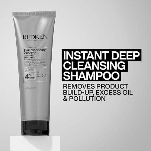 Redken Detox Hair Cleansing Cream Clarifying Shampoo For All Hair Types - Removes Buildup and Strengthens Hair Cuticle thumbnail 4