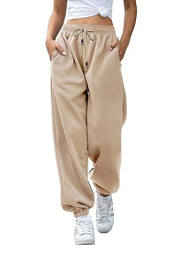 YLDUJ AMUM Women's Sweatpants Casual Drawstring Sweat Pants Workout Athletic Joggers with Pockets - Image 1