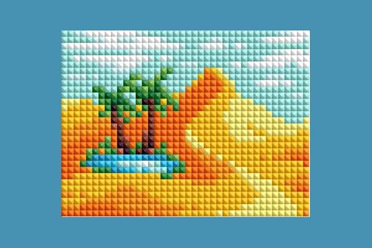 DIAMOND ART CLUB Mini Dazzles - Wonders of Nature Part 1, Fun DIY Diamond Painting Kit for Adults, Diamond Art Canvas for Beginners, 4" x 6" (Pack of 6) thumbnail 8