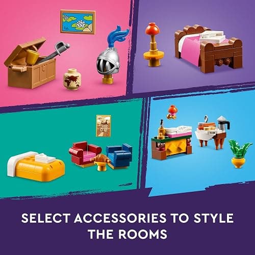 LEGO Friends Castle Bed and Breakfast Hotel Building Toy - Pretend Play Toy Figures & Playsets for Girls & Boys, Ages 12+ Years - Gift for Kids W/Mini-Dolls - 42638 thumbnail 5