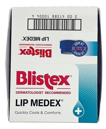 Blistex Lip Medex, 0.25 Ounce, Medicated Relief with Immediate Cooling, Soothes and Protects, Advanced Hydration, Restores Healthy Moisture Balance to Lips, 12 Pack thumbnail 5