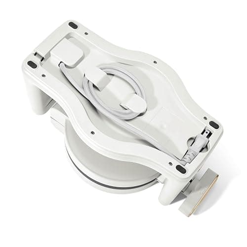 DqOasd Rotating Belgian Waffle Maker, Black, by Drew Barrymore Flower, Makes 1-Inch Thick Waffles, Stainless Steel (White Icing) thumbnail 5
