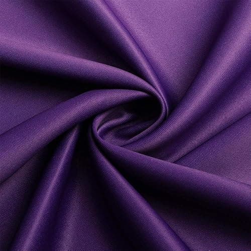 G2000 Blackout Curtains & Drapes for Bedroom Living Room 84 Inches Long Purple and Greyish White Room Darkening Window Treatments Ombre Thermal Insulated Light Blocking Grommet Backdrop 2 Panels Set thumbnail 7