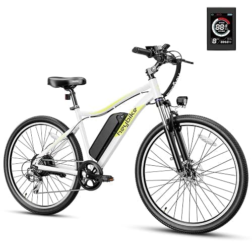Heybike Race Max Electric Bike for Adults with 750W Peak Motor, 28mph Max Speed, 600WH Removable Battery Ebike, 27.5" Electric Mountain Bike with 7-Speed and Front Suspension - Image 1