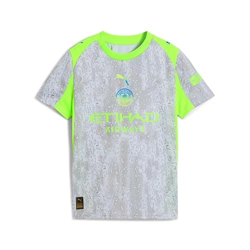 Manchester City FC Kids 2025/26 Third Soccer Jersey - Pro Green - Image 1