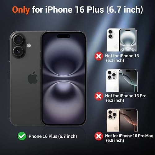 SUPFINE Magnetic for iPhone 16 Plus Case (Compatible with MagSafe) (Military Grade Drop Protection) Slim Translucent Matte Shockproof with Anti-Fingerprint Phone Case,Antique White thumbnail 2