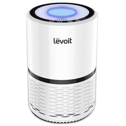GENERAL | Amazon | LEVOIT Air Purifiers for Bedroom Home, 3-in-1 Filter Cleaner with Fragrance Sponge for Better Sleep, Filters Smoke, Allergies, Pet Dander, Odor, Dust, Office, Desktop, Portable, Core Mini-P, White - Air Purifier - White thumbnail 3