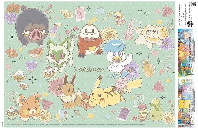 Buffalo Games - Pokemon - Flower Cafe - 1000 Piece Jigsaw Puzzle for Adults -Challenging Puzzle Perfect for Game Nights - Finished Size is 26.75 x 19.75 – Precision-Cut Pieces thumbnail 5