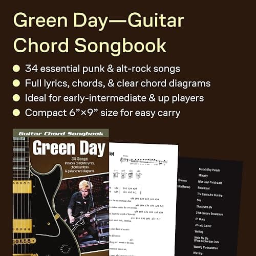 Green Day - Guitar Chord Songbook thumbnail 7