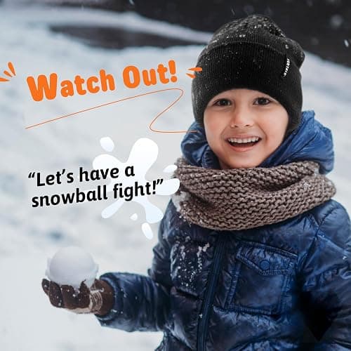 FURTALK Toddler Knitted Winter Hat Boys Girls Acrylic Beanie Hat Baby Kids Cuffed Winter Hats thumbnail 6
