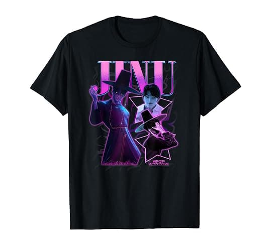 Kpop Demon Hunters Jinu Showcase Y2K Style Poster T-Shirt - Image 1