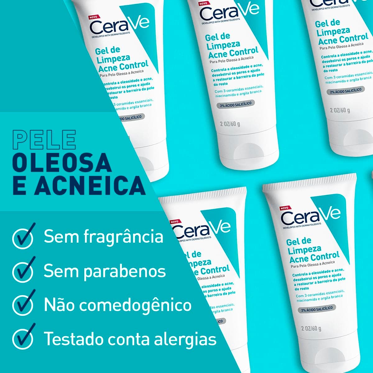 Cerave, Gel de Limpeza Acne Control com Niacinamida e Ácido Salicílico thumbnail 7