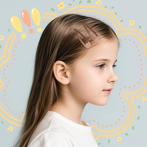 120 Pack Brown Metal Snap Hair Clips - Non-Slip Hairpins Barrettes for Women & Girls, Secure Braids, Updos, Buns - Durable & Lightweight (Plastic Storage Box Included) thumbnail 5