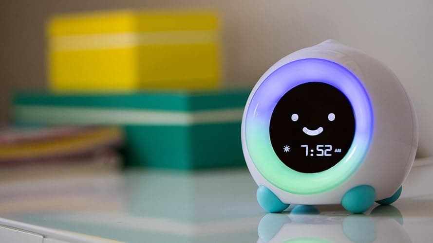 LittleHippo Mella: Kids Alarm Clock, Ready to Rise Children's Sleep Trainer, Night Light, Sound Machine and OK to Wake for Toddlers and Kids - Blush Pink (Updated 2025) thumbnail 7