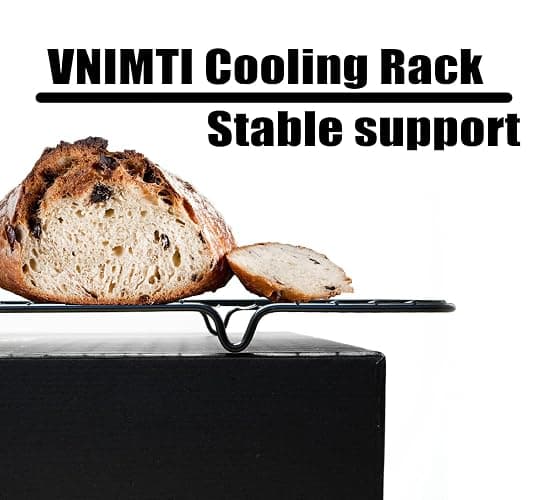 VNIMTI 2 Pack Cooling Rack for Baking Cooking, 16" x 10" Squares Wire Racks | Small, Squares Grids, Oven Safe Cookie Cooling Rack, Roasting, Grilling, Drying thumbnail 7