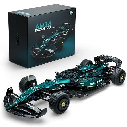 Nifeliz AM24 Formula 1 Racing Car Building Set, 1:8 Scale Collectible Set for Adults, Authentically Detailed Build and Display Model for Home or Office Décor (2351PCS, NF10279) - Image 1