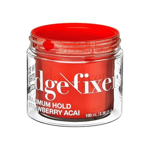 KISS COLORS & CARE Maximum Hold Edge Fixer, Non-Greasy Gel Formula Infused With Biotin B7, 24 Hour Hold, ‘Strawberry Acai’ Scented, 3.38 Fl. Oz. (100 ml) thumbnail 7