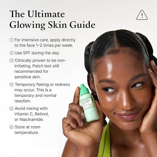 FULLY Green Tomato Acid 20 Exfoliating Wash Off Serum, 21% AHA+BHA+PHA for Dead Skin, Magic Green Potion, Body Exfoliator, for Strawberry Skin, Smooth Texture, Korean Vegan Skincare, 1.69 fl.oz thumbnail 2