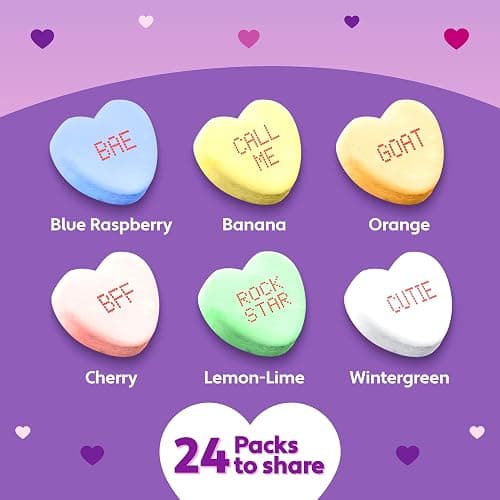 Brach's Valentine's Day Tiny Conversation Hearts, Friendship Exchange, 1 oz Boxes, 24 Ct thumbnail 4