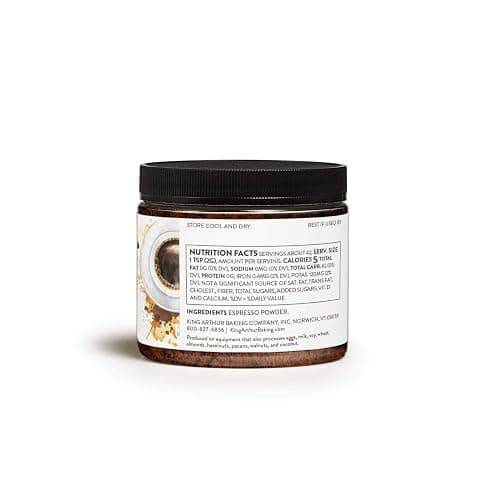 King Arthur Espresso Powder: Premium Baking Extract for Rich Chocolate Flavoring, 3 oz Reusable Jar, Kosher Certified - Enhance Your Desserts with Instant Coffee Intensity thumbnail 5