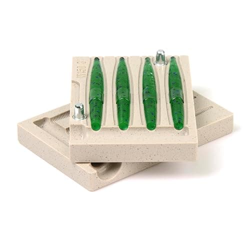 FatFish W150-4C Bait Mold Soft Plastiс Lure Making Injection Mold for Do-It Fishing Lures 3" thumbnail 5