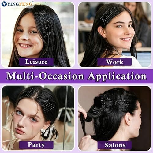 330 Pcs 2.2 Inch Black Bobby Pins, Set of Hairpins with Box, Premium Hair Pins for Kids, Girls and Women, Great for All Hair Types thumbnail 4