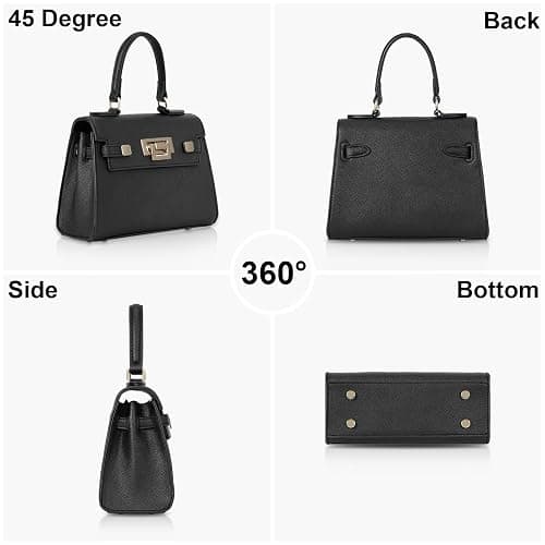YFGBCX Mini Satchel Bag Top Handle Purse for Women Small Crossbody Bag Handbag Designer Purse with Detachable Strap thumbnail 4