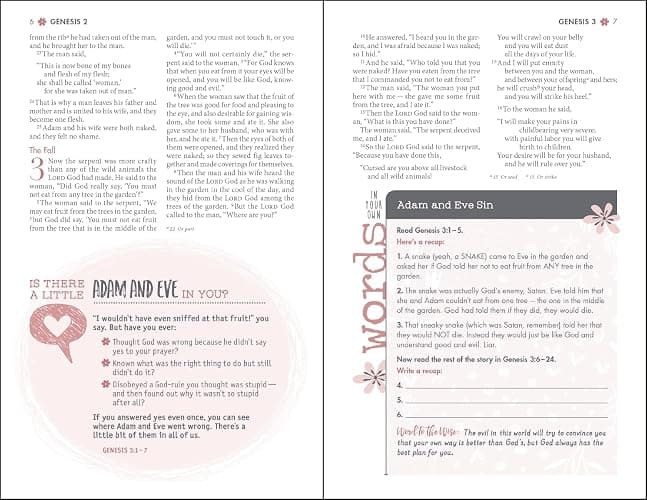 NIV, Ultimate Bible for Girls, Faithgirlz Edition, Hardcover thumbnail 8