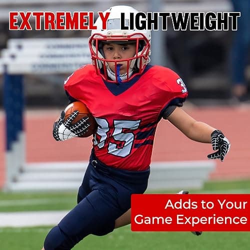AIGEVTURE Youth Football Gloves Kid Receiver Gloves Boys Girls Unmatched Grip Great Gift thumbnail 4