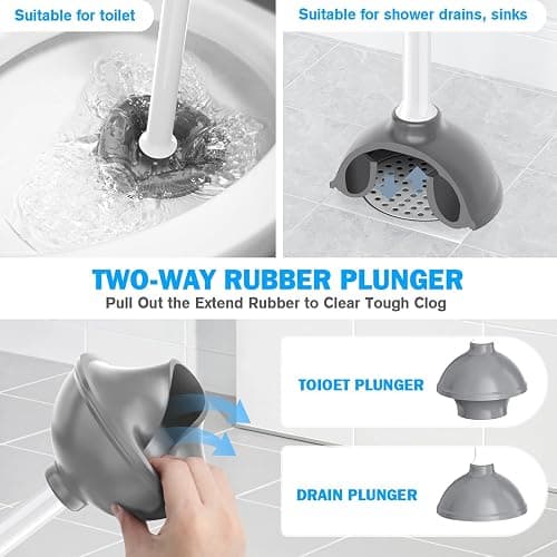 Toilet Plunger & Brush Set thumbnail 4
