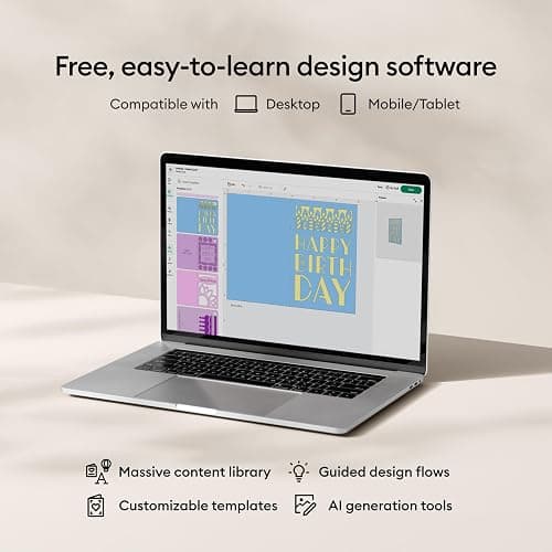 Cricut Maker 4 - Smart Cutting Machine (Seashell) | Digital Content Bundle | Includes 30 images in Design Space App thumbnail 6