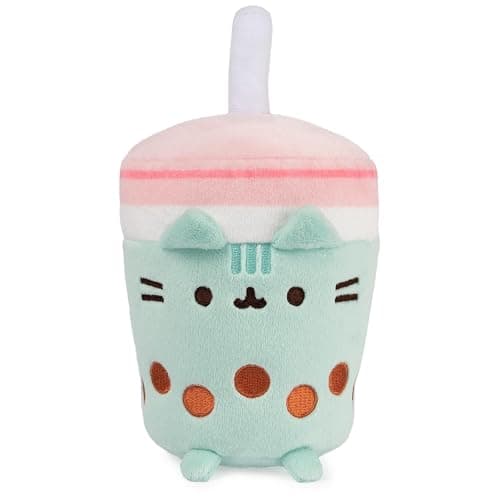 GUND Pusheen Boba Tea Sip 6-Inch Plush Toy for Ages 8+ | Promotes Exciting Character Roleplay, Early Sensory Discovery, and Creative Storytelling; Soft, Comforting, Collectible Plush thumbnail 2
