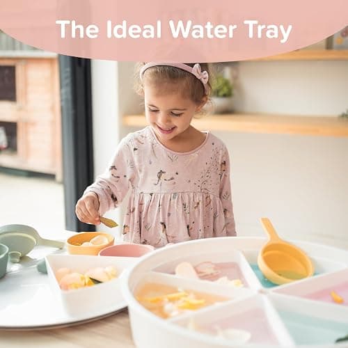 Inspire My Play Sensory Bin with Lid and Removable Storage Inserts - Sensory Bins for Toddler Crafts - Kids Sensory Toys for Autistic Children - Sensory Activities for Toddlers thumbnail 2