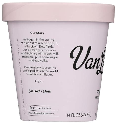 Van Leeuwen Premium Strawberry French Ice Cream, 14 oz (Frozen) thumbnail 7