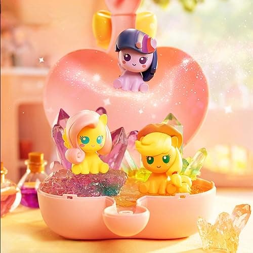 MINISO My Little Pony Blind Box Toy Surprise Box Figure Model Cute Peripheral Ornaments Collectible Toy Surprise Figures for Room Decorations, Birthday Gifts (Random) 3 Mini Figures per Box thumbnail 3